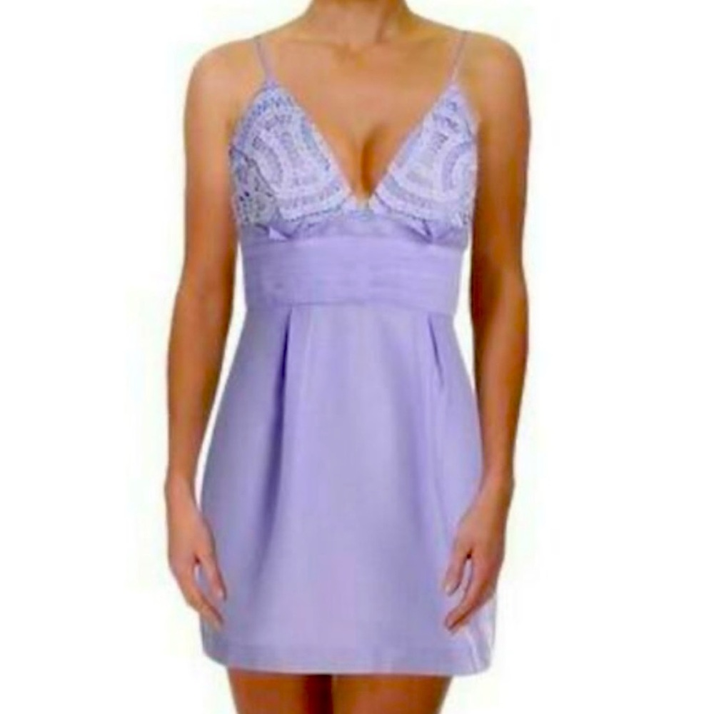 NWT Free People lilac Zeffer “We Go Together” mini dress